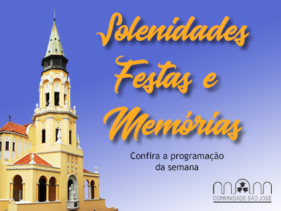 Programação dos dias 26/07 a 01/08